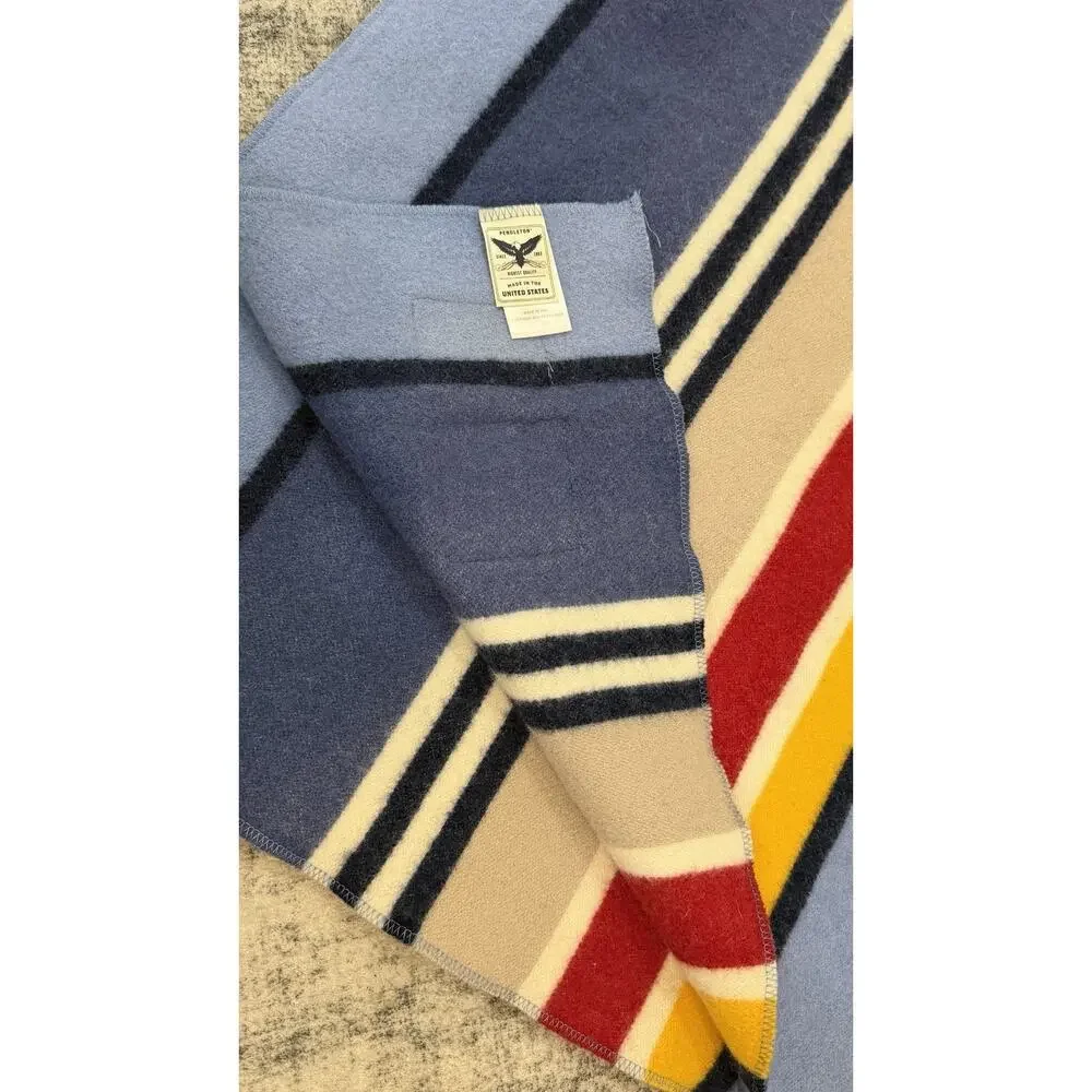 Pendleton Yosemite National Park Blanket 85x90 100% Virgin Wool Made USA NWOT